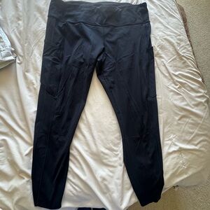 lululemon athletica Black High-Rise Leggings with Side Pockets